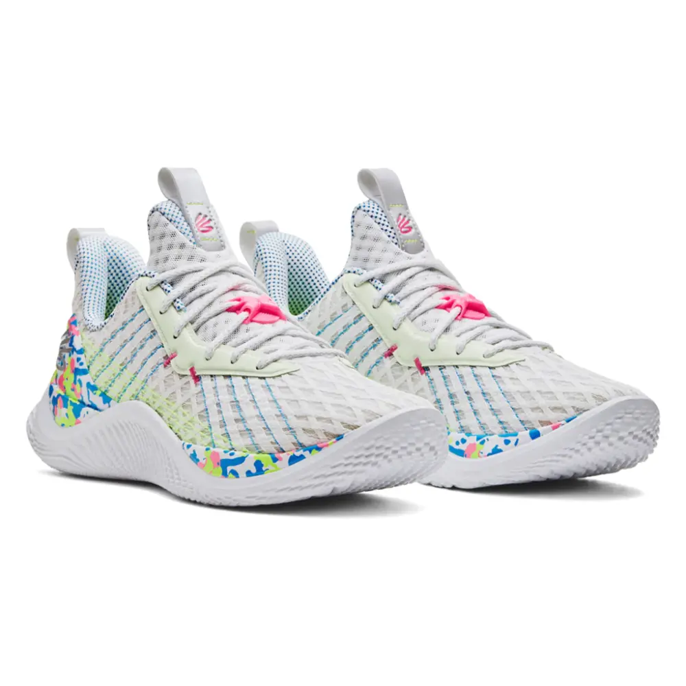Giày Under Armour Curry Flow 10 'Splash Party' 3026271-100 - Ảnh 4