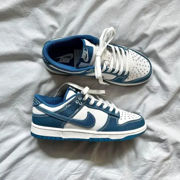 Giày Nike Dunk Low SE 'Sashiko - Industrial Blue' DV0834-101 - Ảnh 4