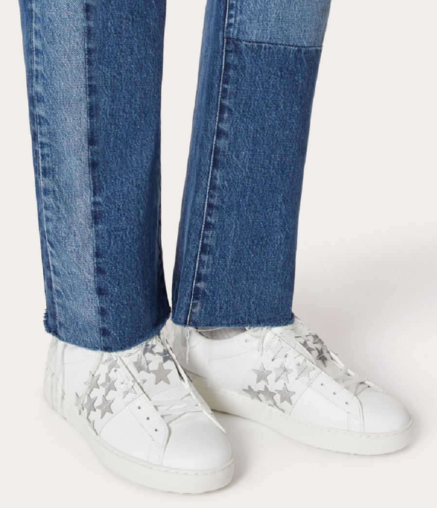 Giày Valentino Star Open Sneaker White WY2S0830GLW857 - Ảnh 2