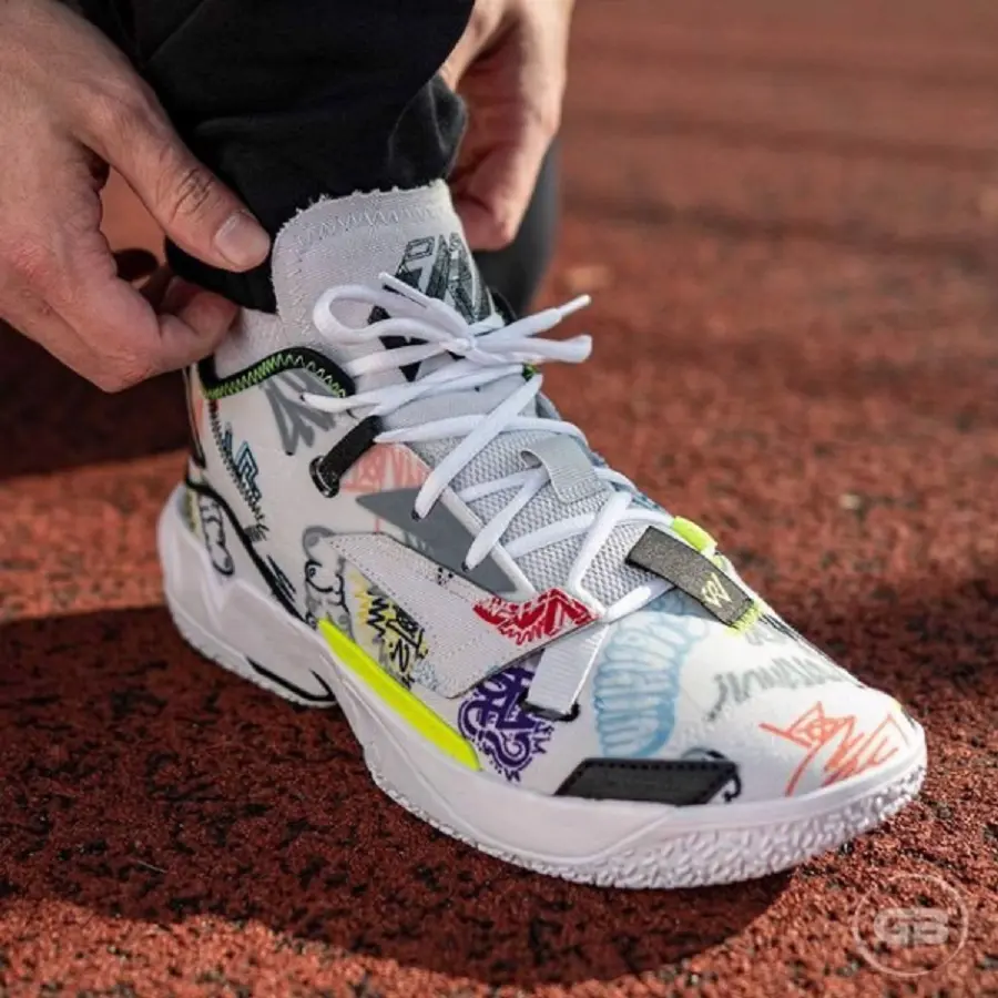 Alternative view of Giày Nike Air Jordan Why Not Zer0.4 ‘Graffiti’ DD4887-007