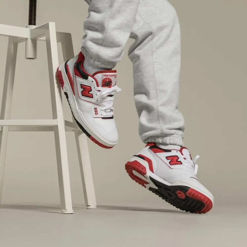 Giày New Balance 550 'White Team Red' BB550SE1 - Ảnh 3