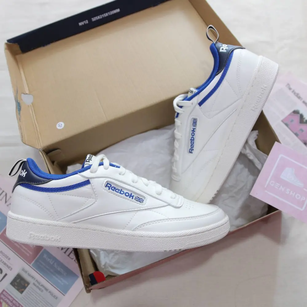 Alternative view of Giày Reebok Club C85 'White Blue' FX3359