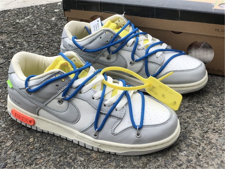 Giày Nike Off-White x Dunk Low 'Lot 10 of 50' DM1602-112 - Ảnh 5