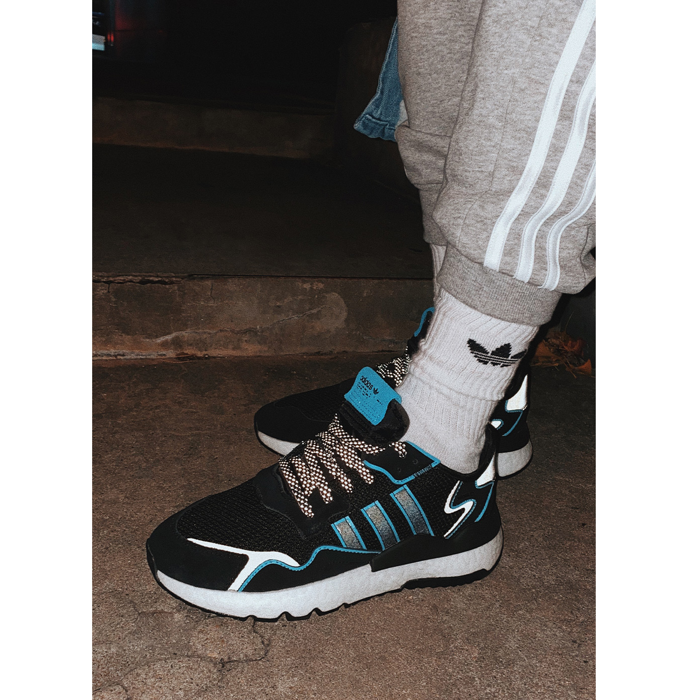 Giày Adidas Nite Jogger ‘Bright Cyan’ FV3591 - Ảnh 3