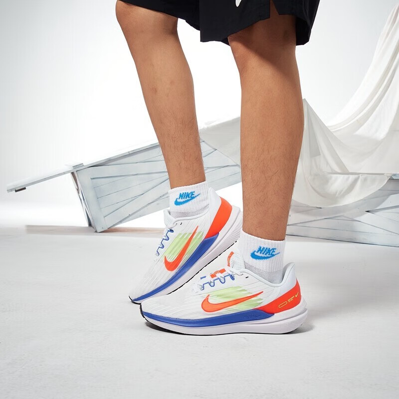 Giày Nike Air Winflo 9 'White Racer Blue Crimson' DX3355-100 - Ảnh 7