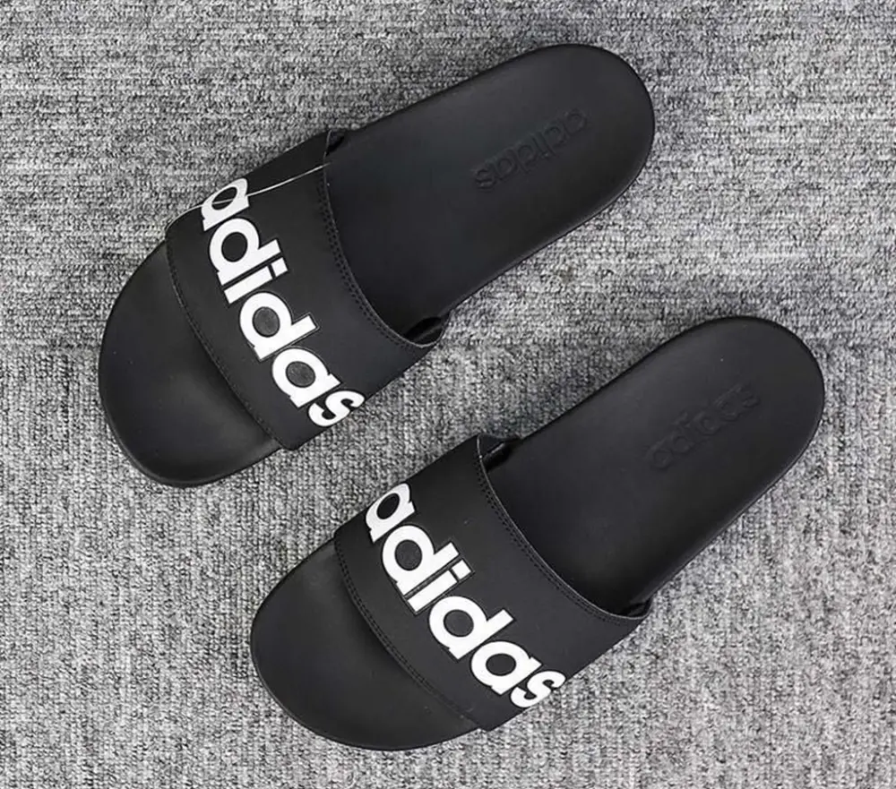 Dép Adidas Adilette Comfort Slides - Black B42207 - Ảnh 3