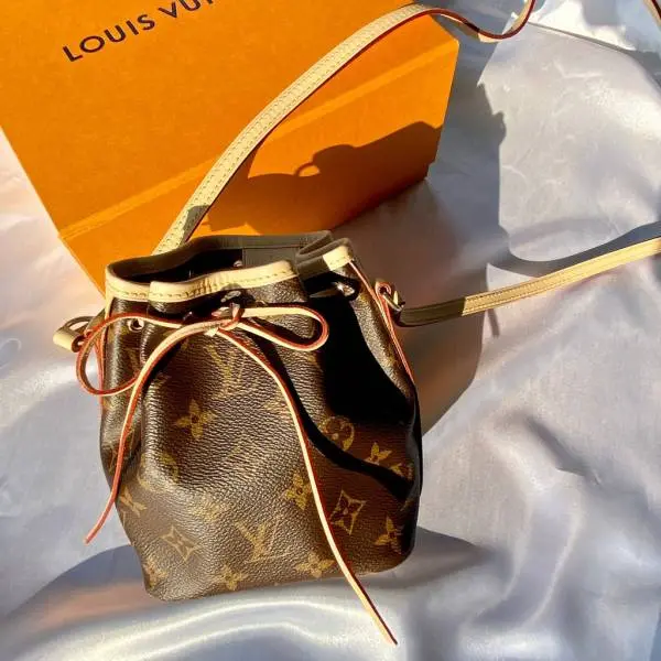 Túi Louis Vuitton Nano Noe Monogram Canvas 'Brown' M41346 - Ảnh 4