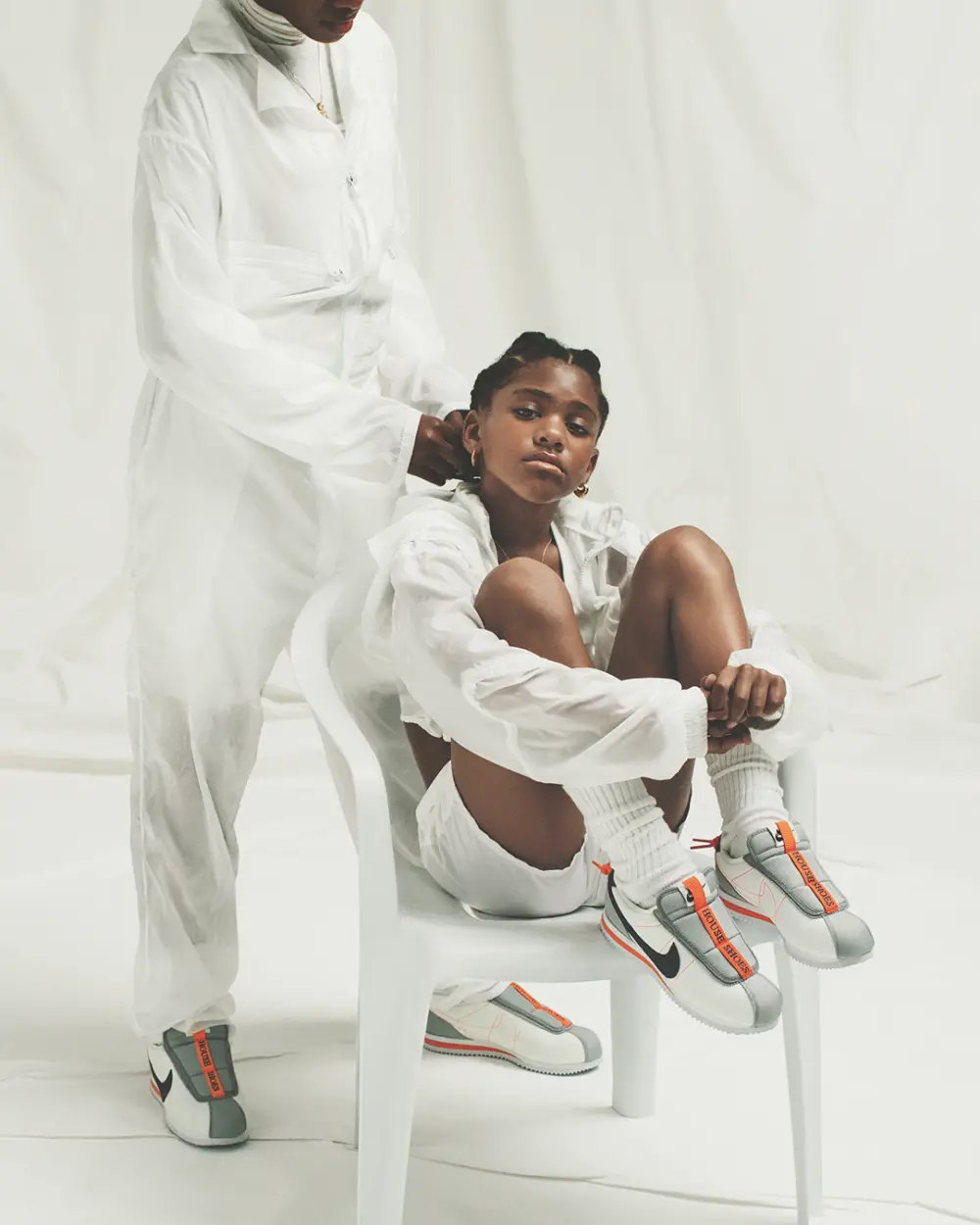 Giày Nike Kendrick Lamar x Cortez Basic Slip 'House Shoes' AV2950-100 - Ảnh 5