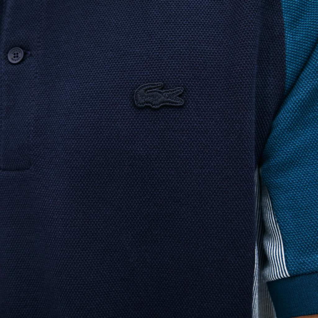 Áo Lacoste Men's Colourblock Piqué Polo PH5023-SSF - Ảnh 3
