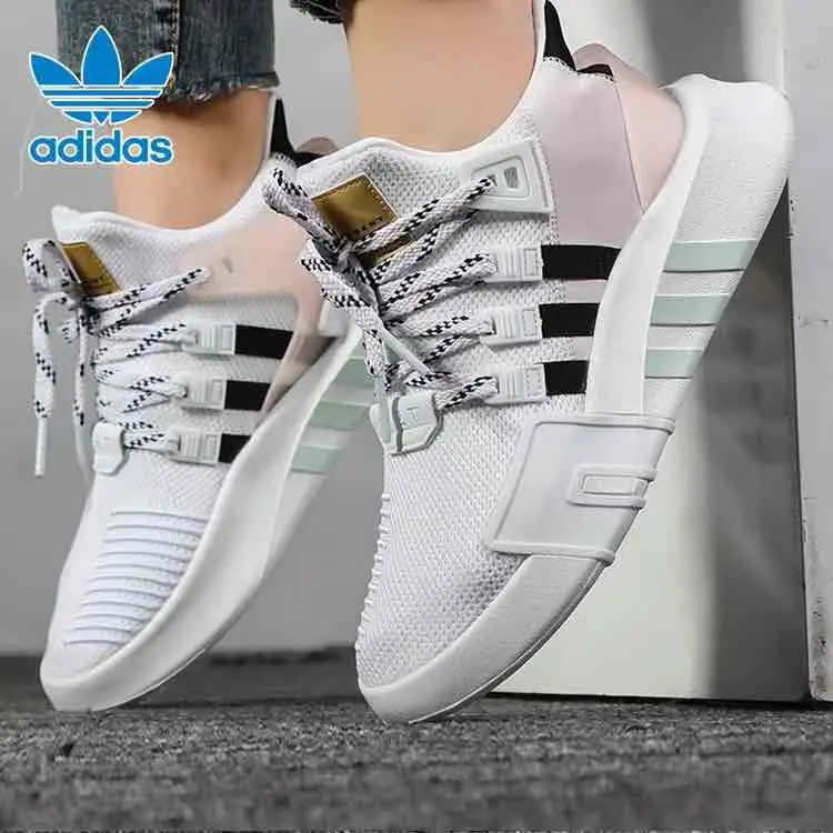 Giày Adidas EQT Bask ADV Brooklyn 'White Pink Black Gold' EE5043 - Ảnh 4