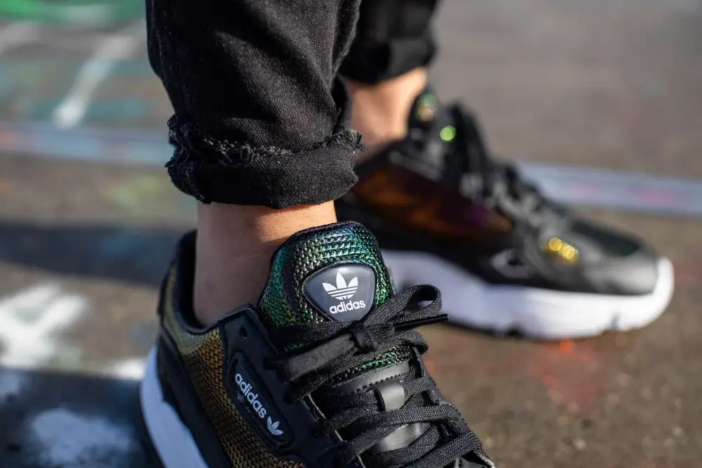 Giày Adidas Wmns Falcon 'Core Black Mystery Ruby' EF5517 - Ảnh 8