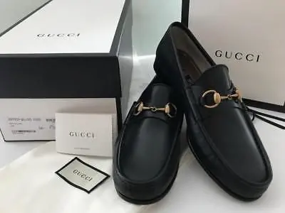 Giày Gucci 1953 Horsebit Leather Loafer 'Black Leather' 307929-BLM00-1000 - Ảnh 6
