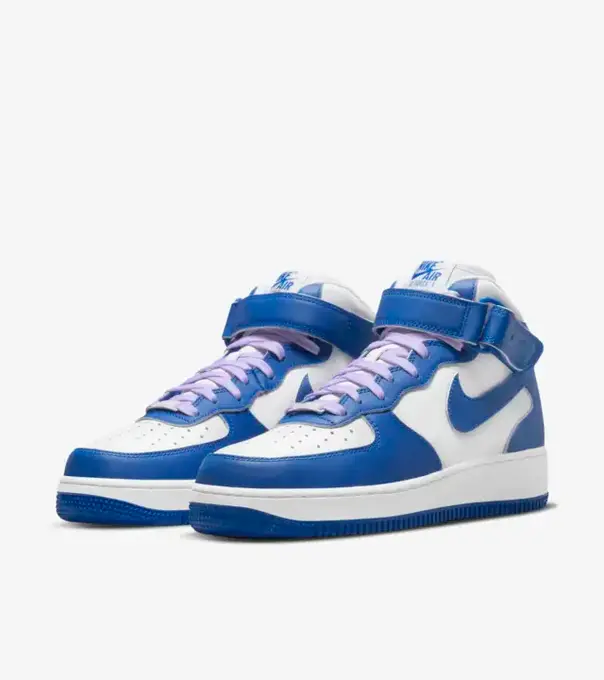 Alternative view of Giày Nike Air Force 1 Mid '07 'Military Blue and Doll' DX3721-100