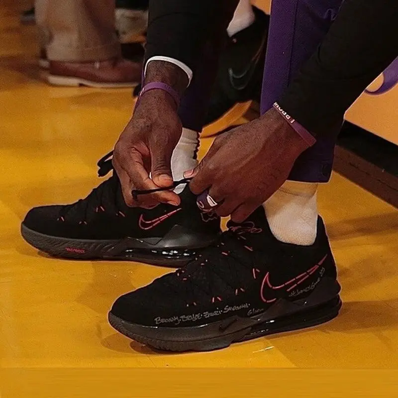 Giày Nike LeBron 17 Low 'Bred' CD5007-001 - Ảnh 3