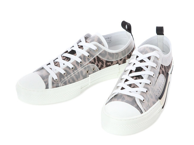 Giày Dior 19FW Leopard Print Canvas B23 Low Top Sneakers 3SN249YQL-369 - Ảnh 3