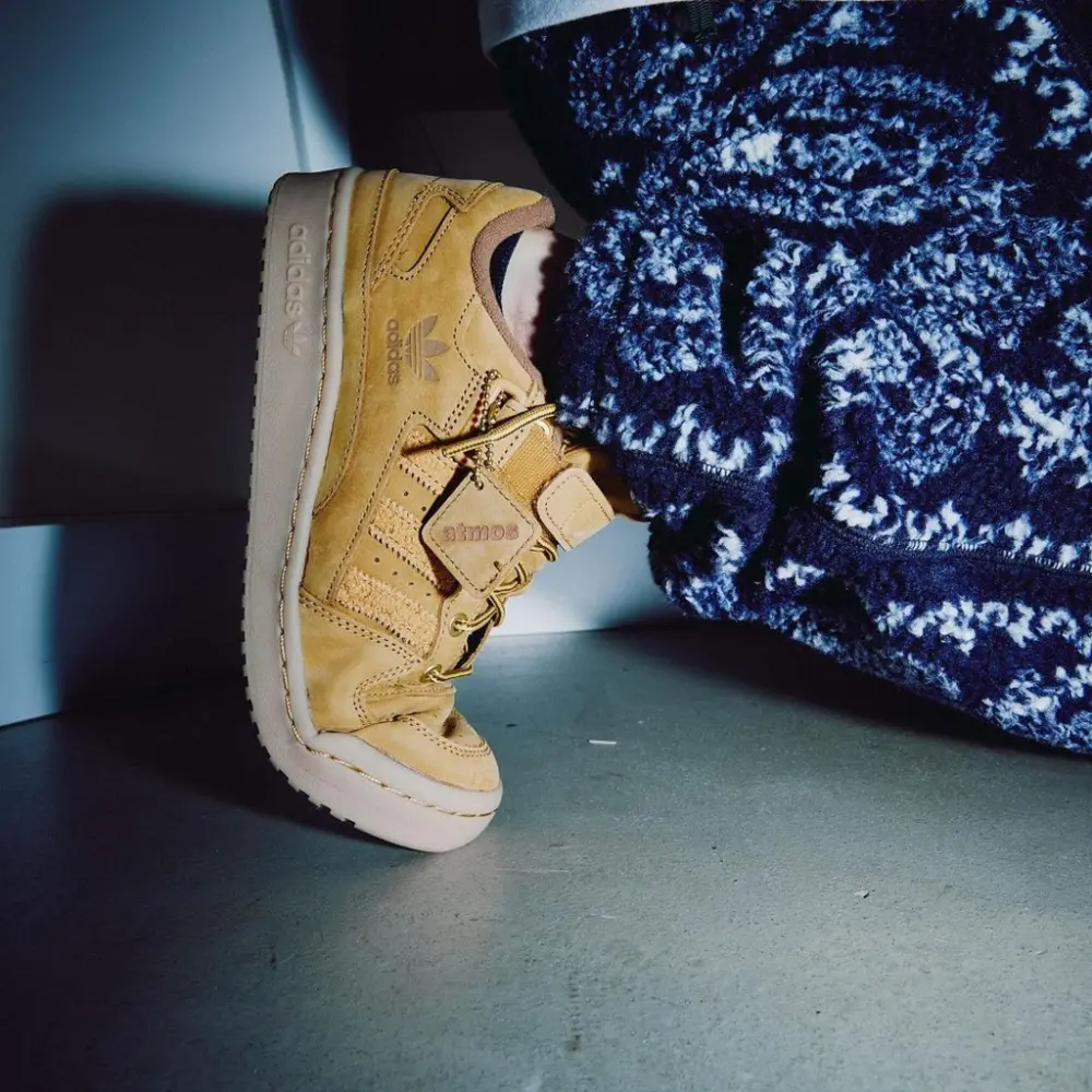Giày Adidas Forum Low x Atmos Forum Low 'Wheat' GX3953 - Ảnh 5