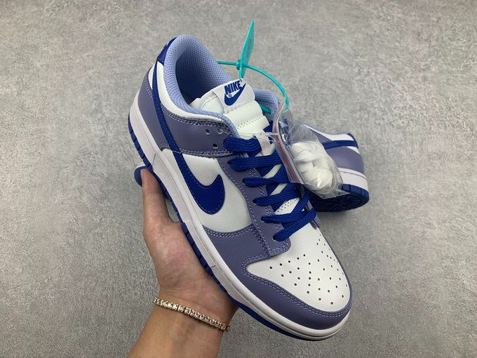 Giày Nike Dunk Low Blueberry (GS) 'Light Thistle' DZ4456-100 - Ảnh 8