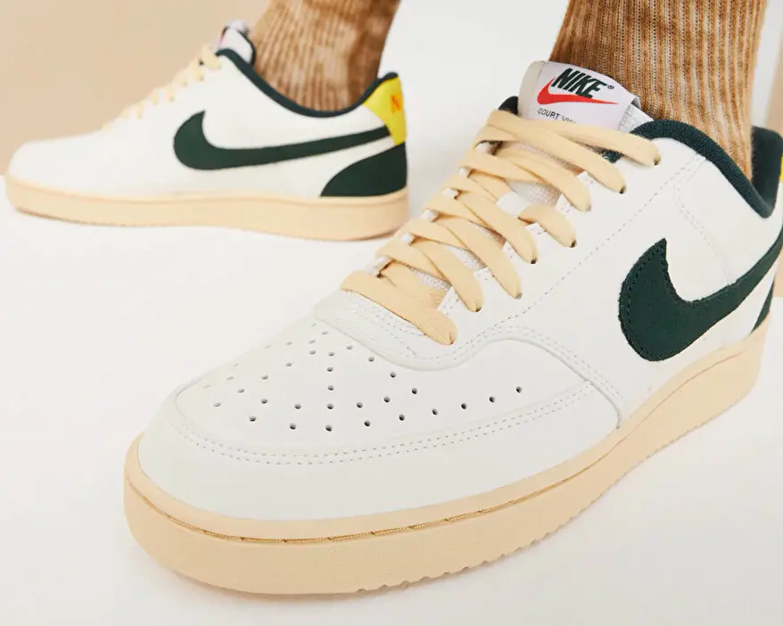 Giày Nike Court Vision Low 'Sail Pro Green' FD0320-133 - Ảnh 4