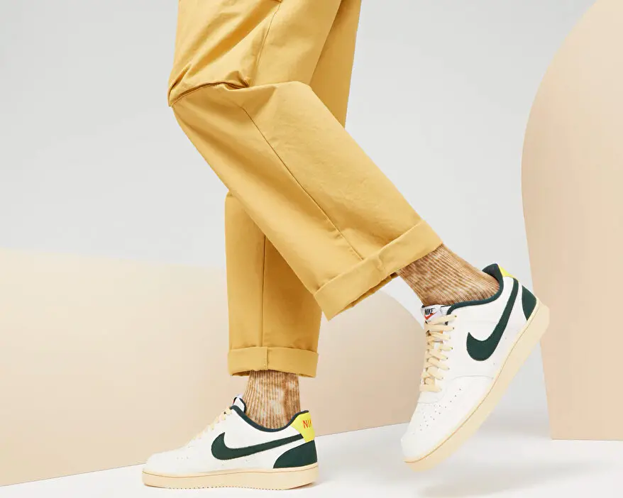 Alternative view of Giày Nike Court Vision Low 'Sail Pro Green' FD0320-133