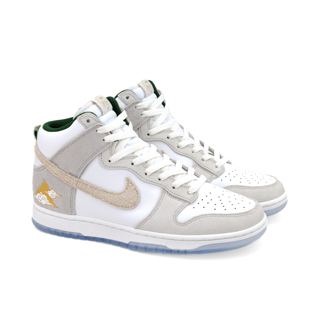 Giày Nike Dunk High Premium 'Gold Mountain' FD0776-100 - Ảnh 6