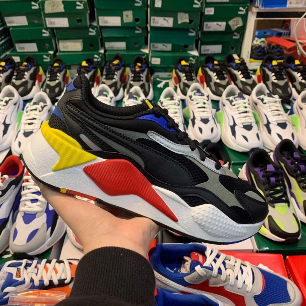 Giày Puma RS-X³ Millenium Puma Black High Risk Red 37323611 - Ảnh 5