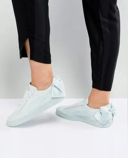 Alternative view of Giày Puma Wmns Basket 'Bow Blue Flower' 367319-03