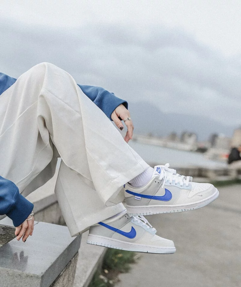 Giày Nike Dunk Low 'Ivory Hyper Royal' FB1843-141 - Ảnh 3