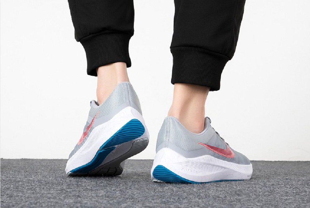 Giày Nike Winflo 8 'Wolf Grey Bright Crimson' CW3419-004 - Ảnh 5