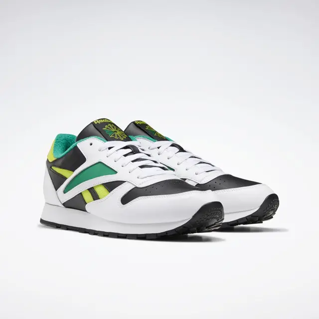 Alternative view of Giày Reebok Classic Leather Mark 'Black Hero Yellow' EF7848