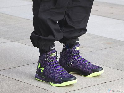 Giày Under Armour Curry 1 Retro 'Dark Matter' 3026049-001 - Ảnh 3