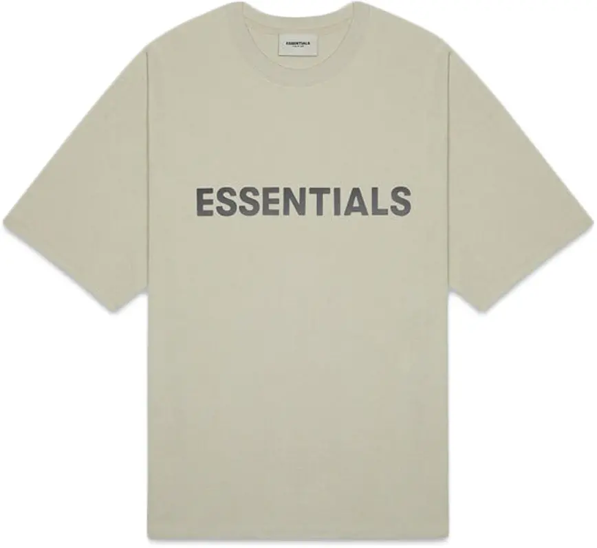 Áo Fear Of God Essentials 3D Silicon Applique Boxy T-Shirt Moss FOG-ES3SABTMSS