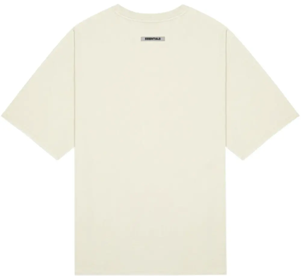 Alternative view of Áo Fear Of God Essentials 3D Silicon Applique Boxy T-Shirt Buttercream  FOG-ES3SABTB
