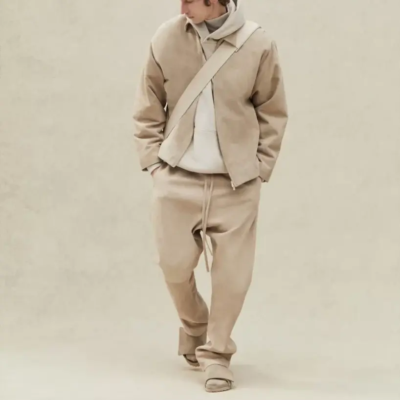 Dép Birkenstock Los Feliz Suede 'Fear Of God Taupe' 03452-TAU - Ảnh 4