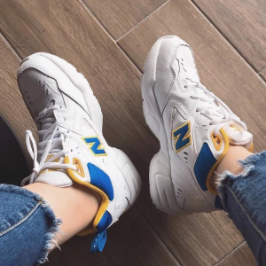 Alternative view of Giày New Balance 608 'Navy White Yellow' WX608WP1