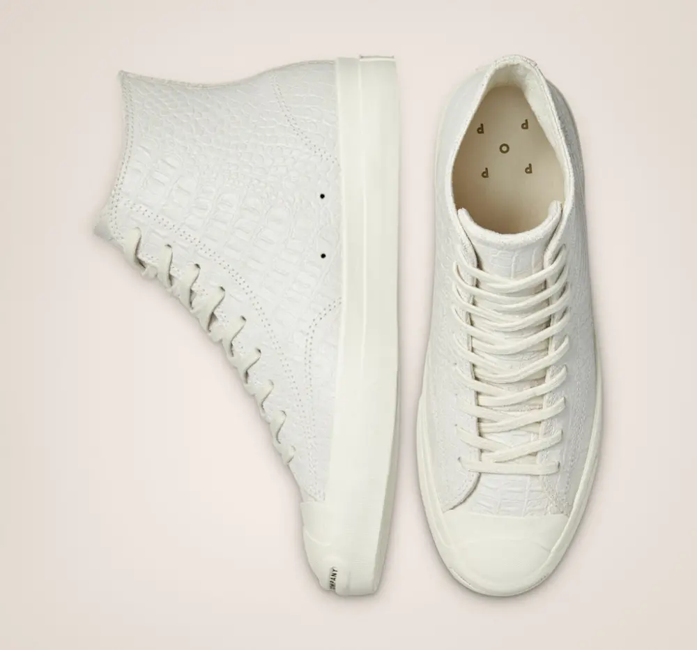 Giày Converse Pop Trading Company x Jack Purcell High 'Egret' 170543C - Ảnh 4