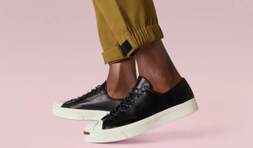 Alternative view of Giày Converse Jack Purcell Low 'Black White' 170098C