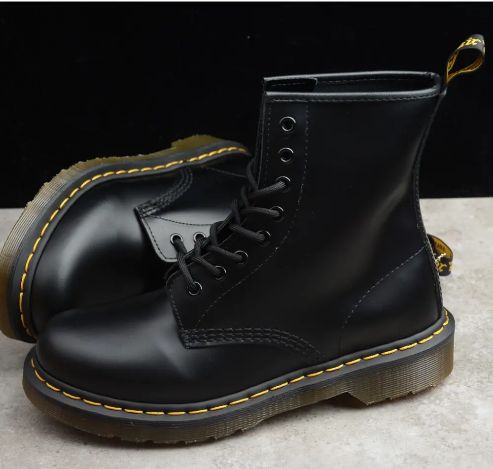 Giày Dr. Martens 1460 Smooth Leather Boot 'Black' 11822006 - Ảnh 4