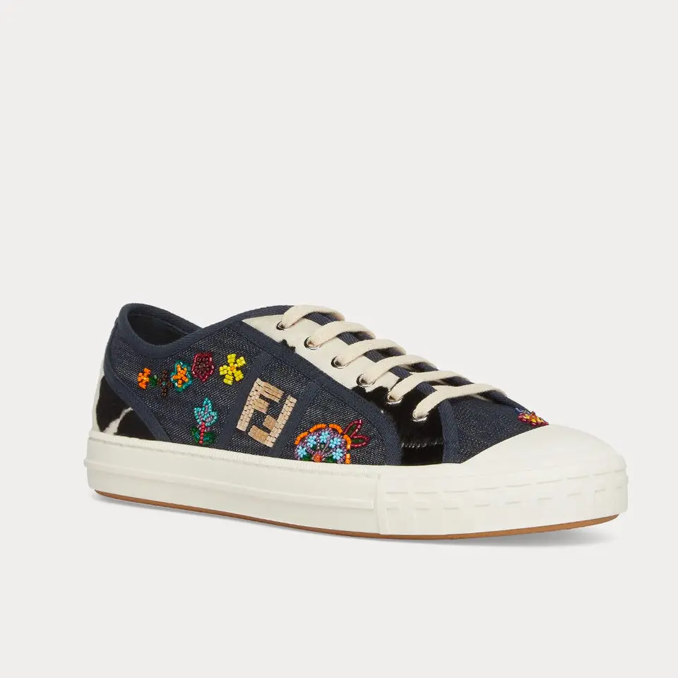 Giày Fendi Domino 'Cotton Blue' 7E1553AM5IF1JI1 - Ảnh 3