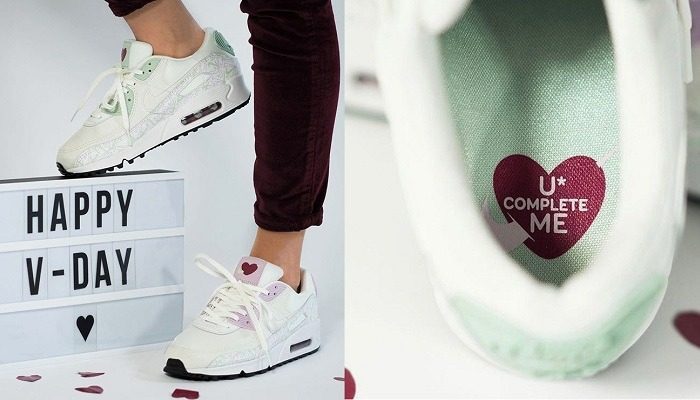 Giày Nike Air Max 90 SE 'Valentine's Day' CI7395-100 - Ảnh 4