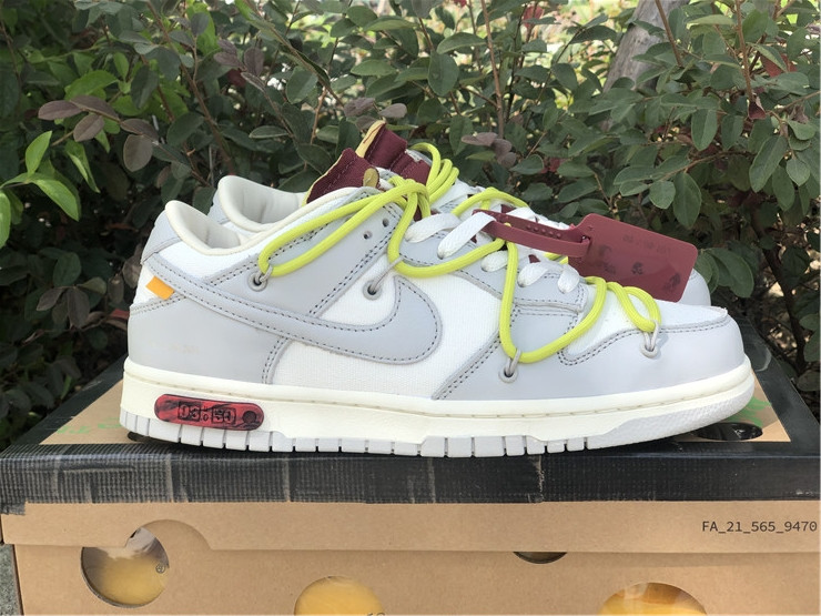 Giày Nike Off-White x Dunk Low 'Lot 08 of 50' DM1602-106 - Ảnh 6
