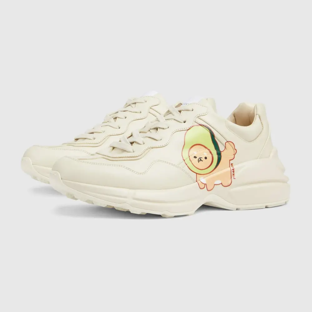 Giày Gucci Rhyton Trainer With Animal Print 'Off White' 737521-DRW00-9522 - Ảnh 6