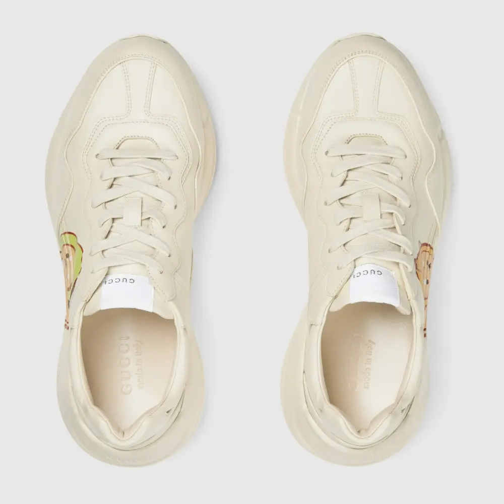 Giày Gucci Rhyton Trainer With Animal Print 'Off White' 737521-DRW00-9522 - Ảnh 4