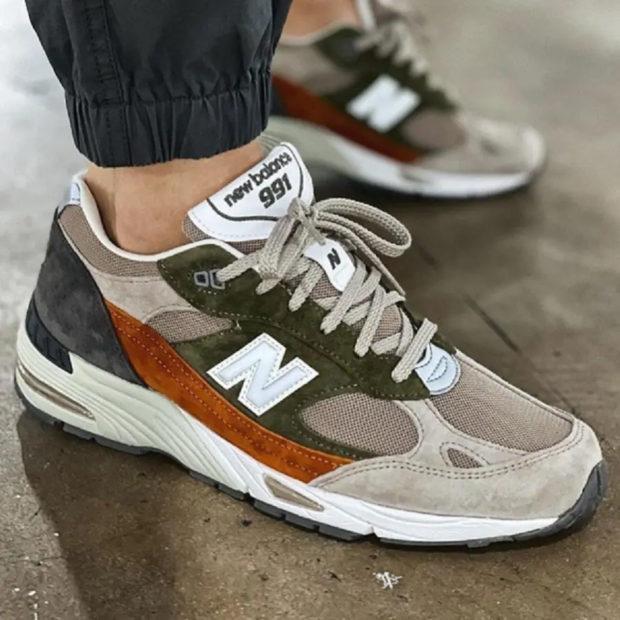 Giày New Balance 991 Made In England ‘Nu Block Tan’ M991NGO - Ảnh 4