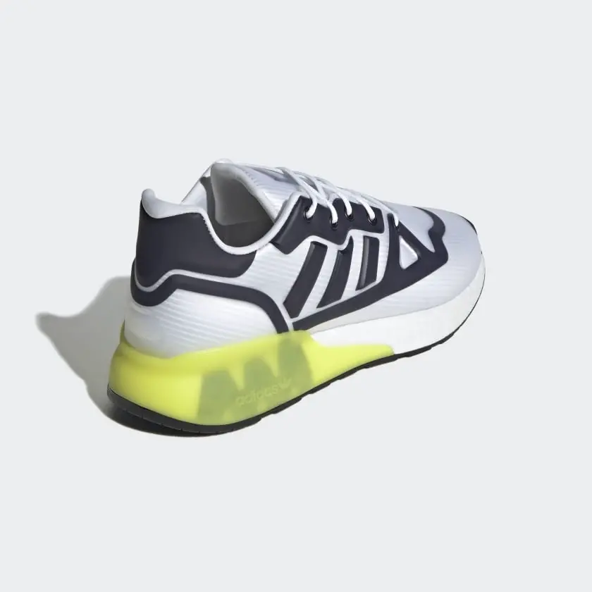 Alternative view of Giày Adidas Zx 2k Futureshell 'Cloud White/Acid Yellow' G55509