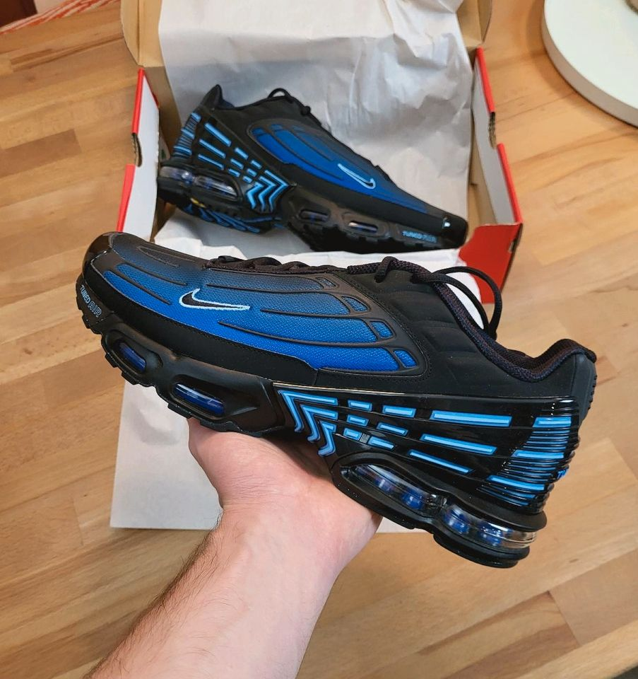 Giày Nike Air Max Plus 3 'Black Blue Gradient' DZ4508-001 - Ảnh 4