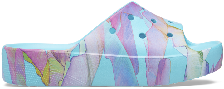 Dép Crocs Classic Platform Palm Print 208607-4NQ