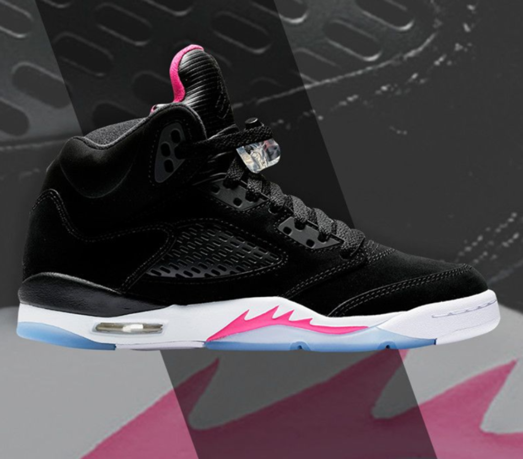 Giày Nike Air Jordan 5 Retro GS 'Deadly Pink' 440892-029 - Ảnh 2