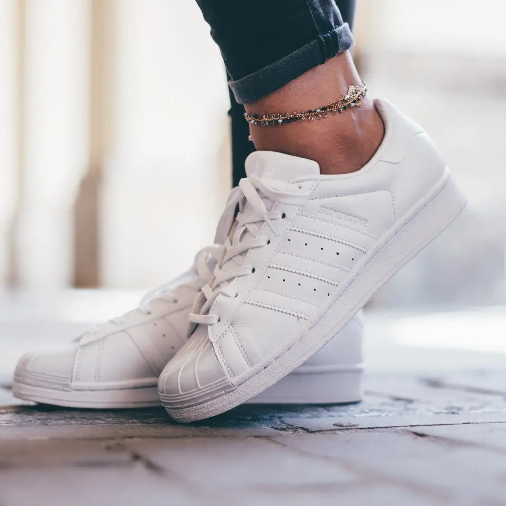 Giày Adidas Superstar White Glossy Toe BB0683 - Ảnh 3