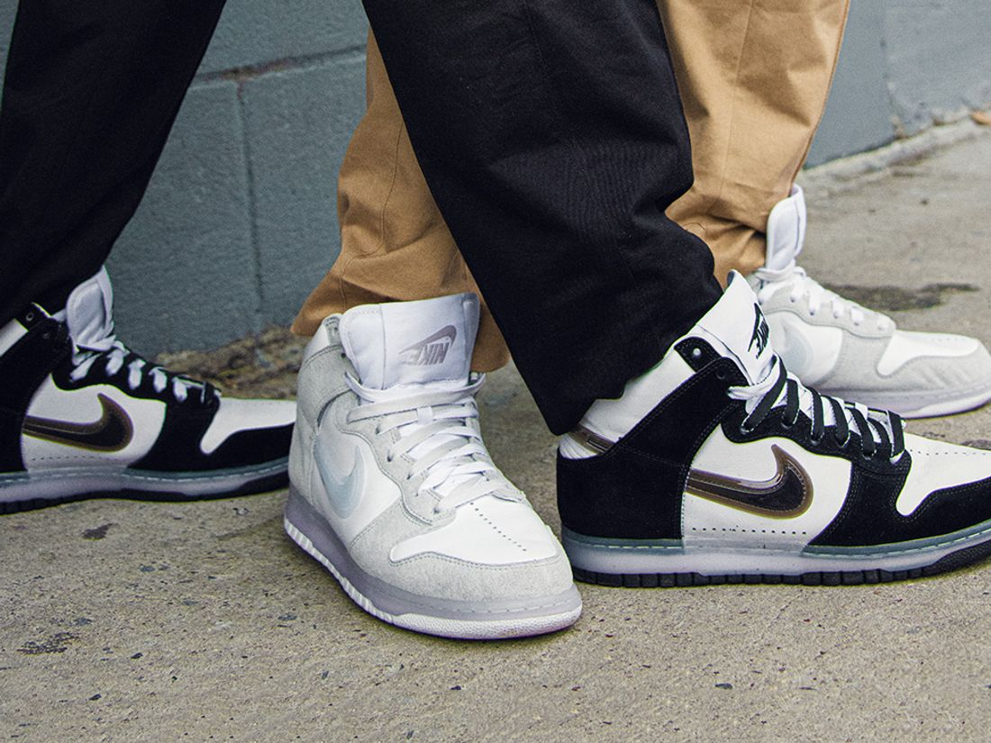 Giày Nike Slam Jam x Dunk High 'Black' DA1639-101 - Ảnh 7