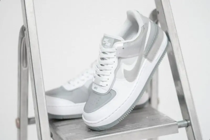 Alternative view of Giày Nike Air Force 1 Low Shadow White Grey CK6561-100